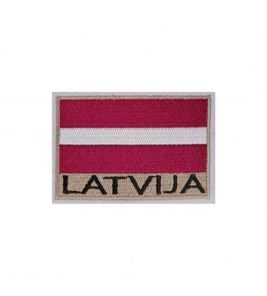 Latvija karogs brūns