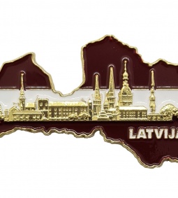 Magnēts ''Latvijas karte''